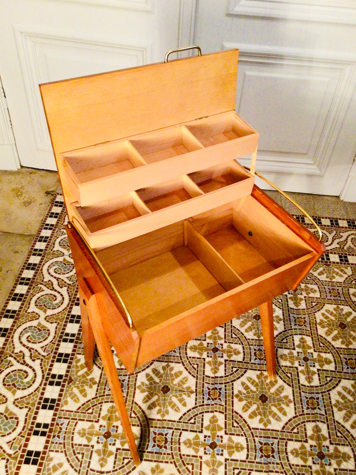 Vintage naaikoffer