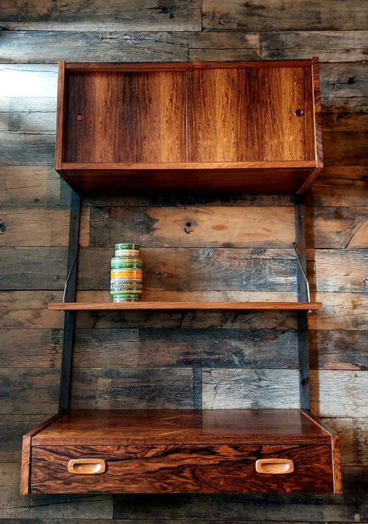 Vintage Deens wandmeubel