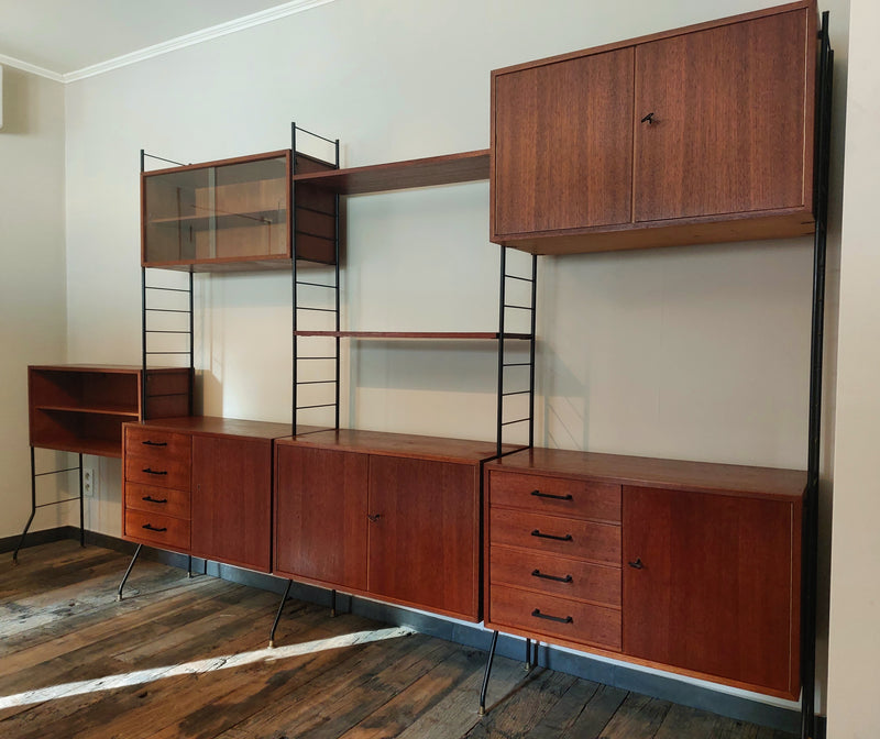 Vintages modulair wandmeubel