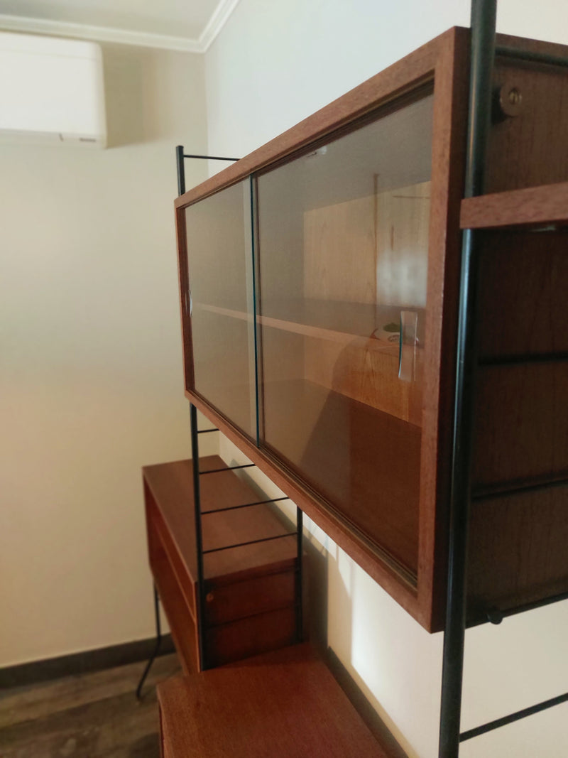 Vintages modulair wandmeubel