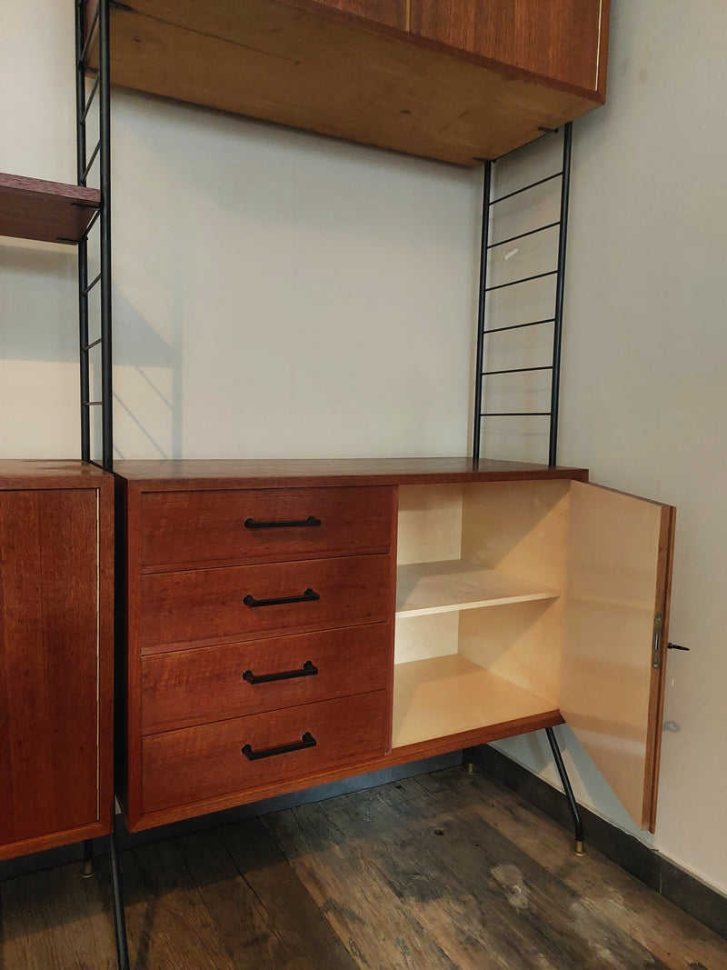 Vintages modulair wandmeubel