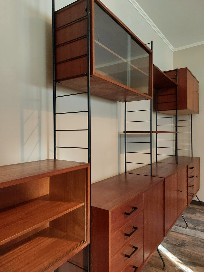 Vintages modulair wandmeubel