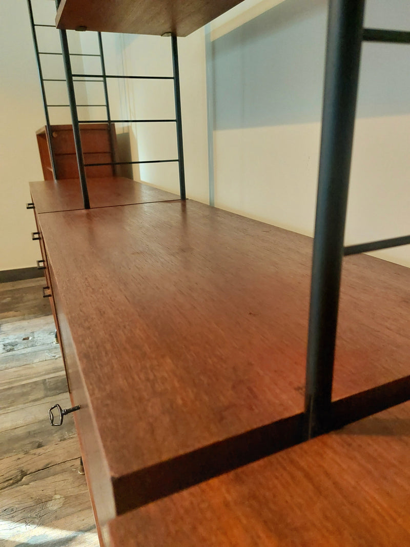 Vintages modulair wandmeubel