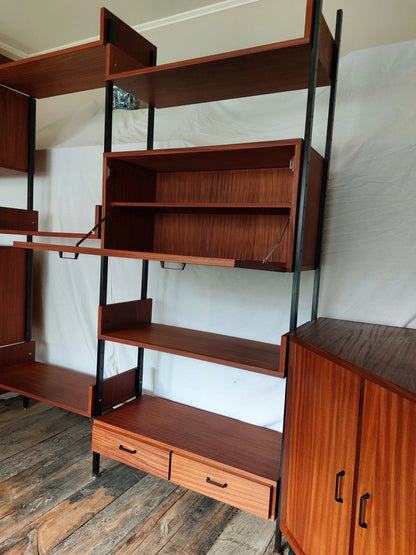 Vintage modulair wandmeubel