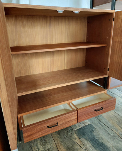 Vintage modulair wandmeubel