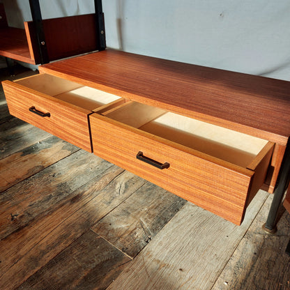 Vintage modulair wandmeubel