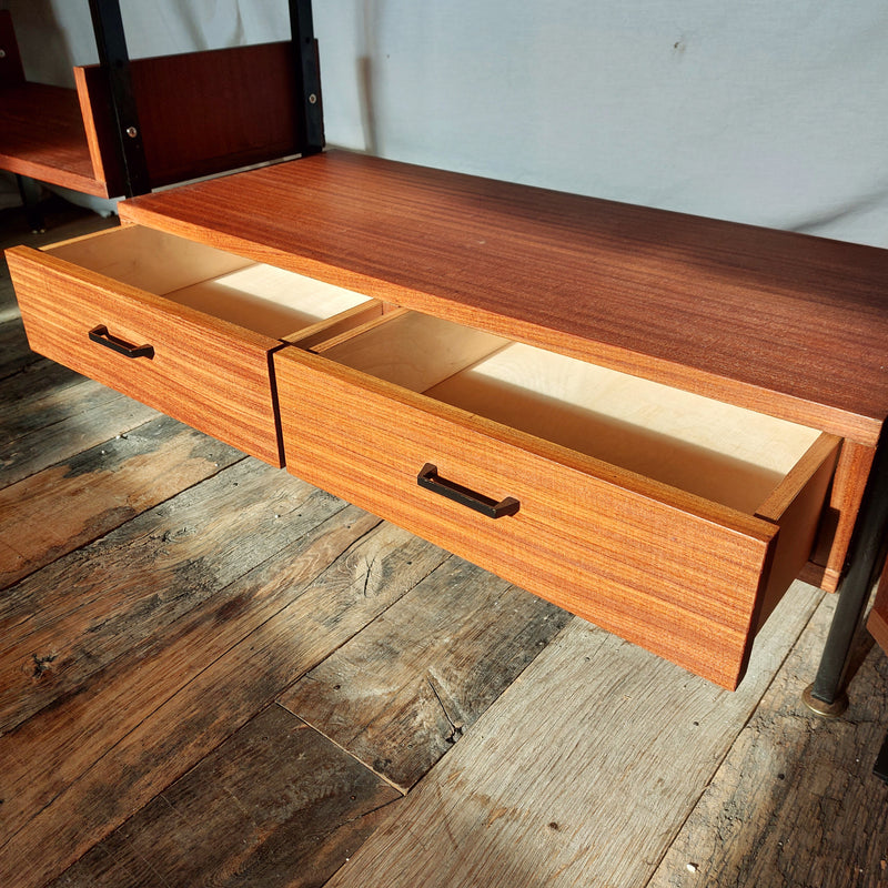 Vintage modulair wandmeubel