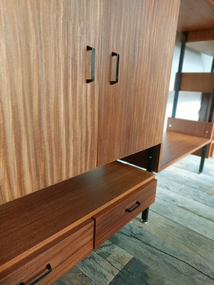 Vintage modulair wandmeubel