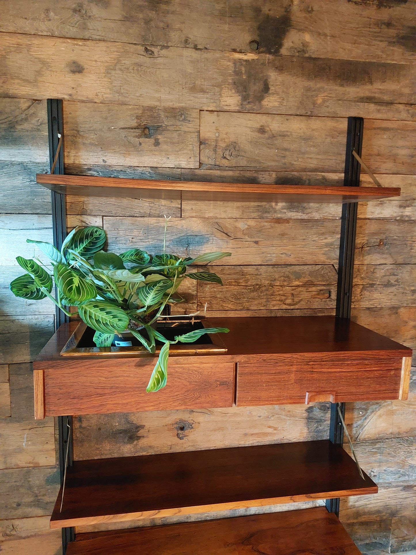 Vintage Deens modulair wandmeubel