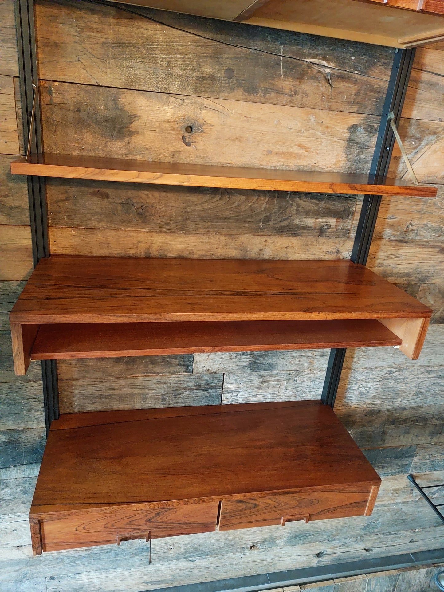 Vintage Deens modulair wandmeubel