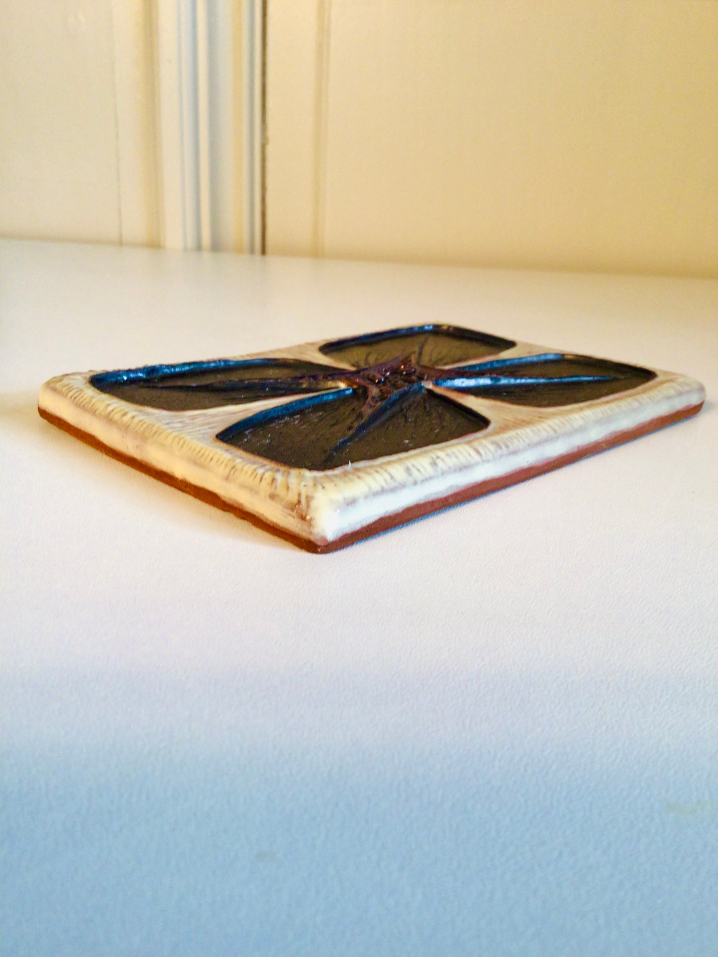 Vintage Oswald Tieberghien tegel