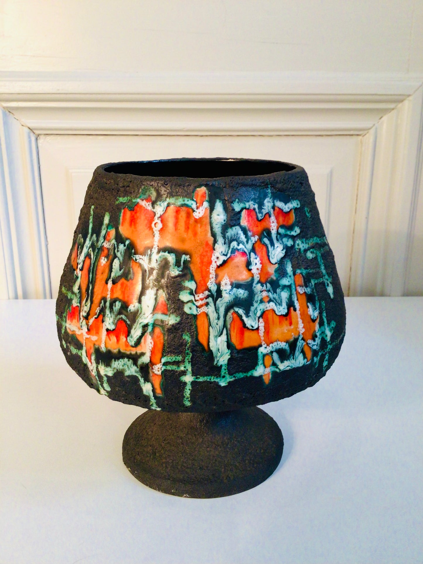 Vintage Fat Lava vaas