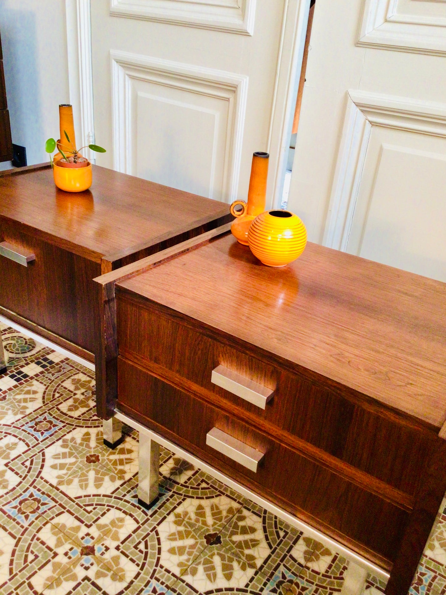 Vintage nachtkastjes