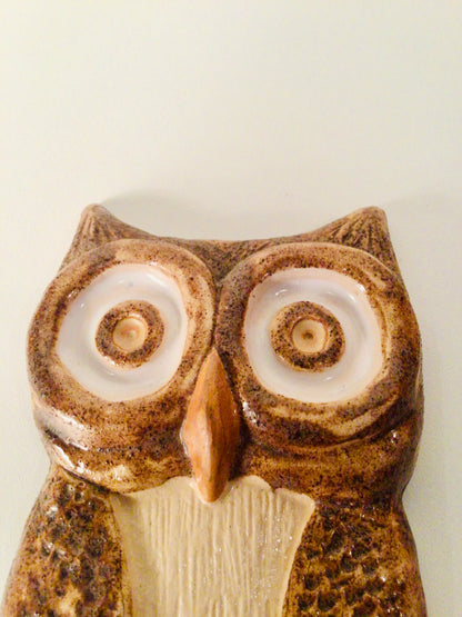 Vintage wandkeramiek - Uil