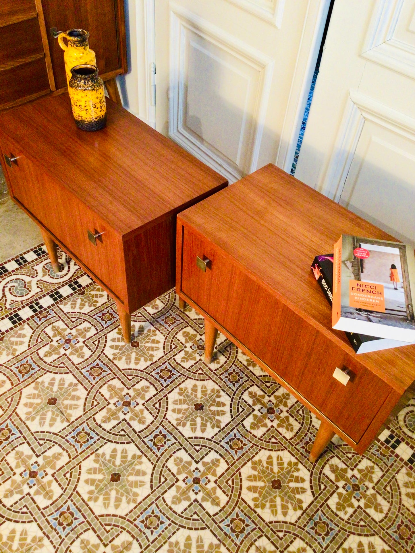 Vintage nachtkastjes