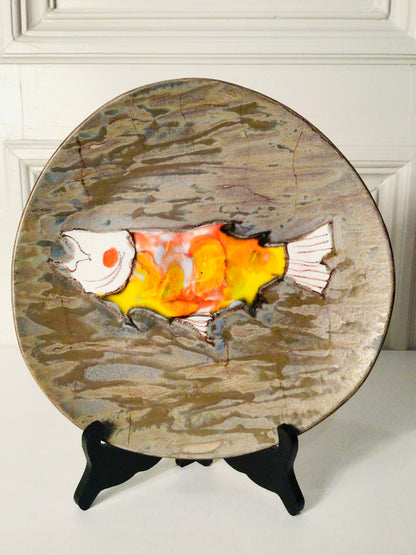 Vintage bord ‘Wilde zalm’