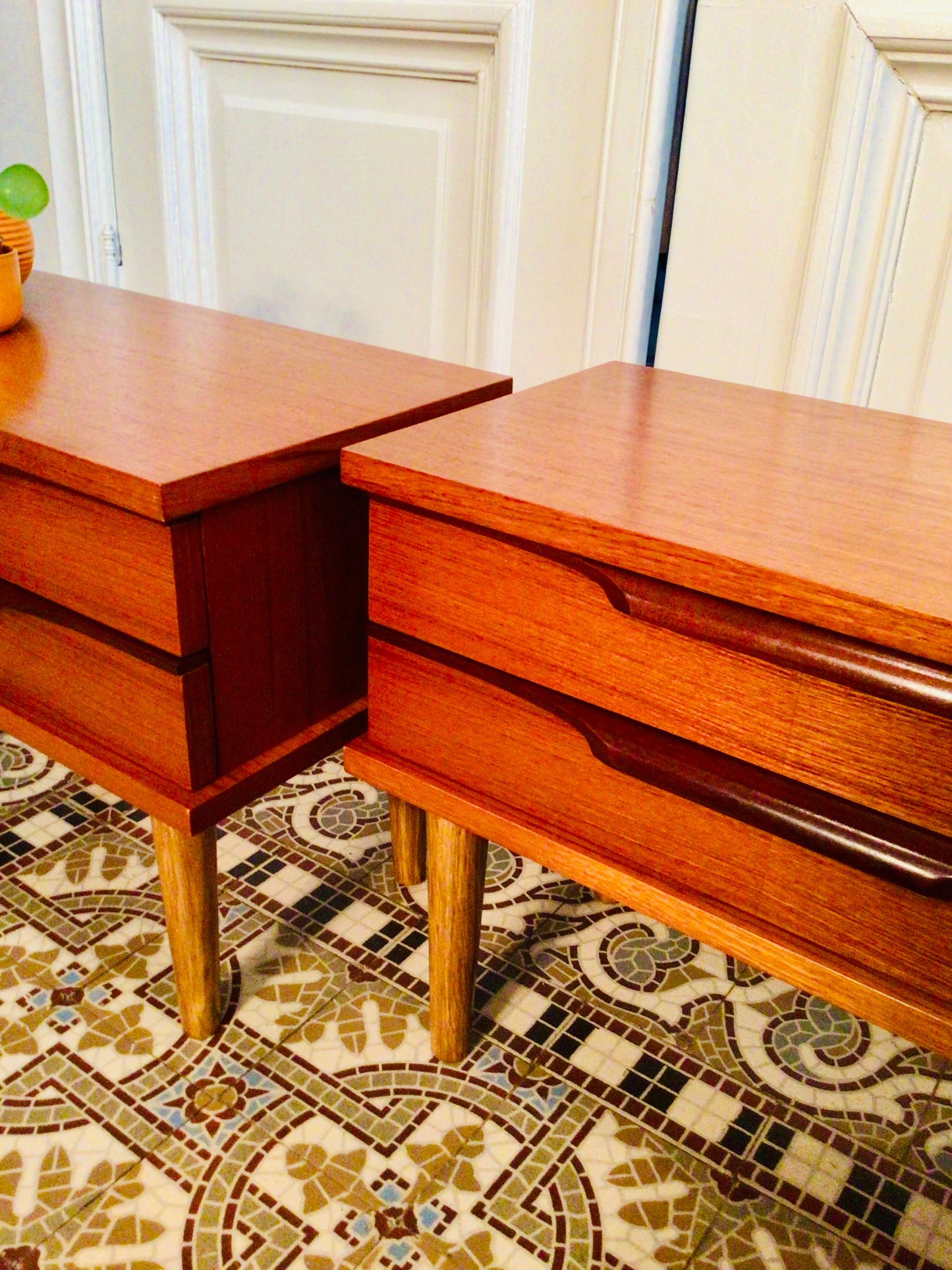 Vintage Deense nachtkastjes