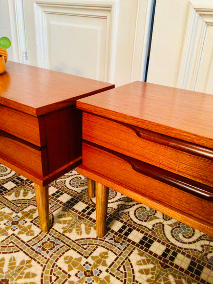 Vintage Deense nachtkastjes