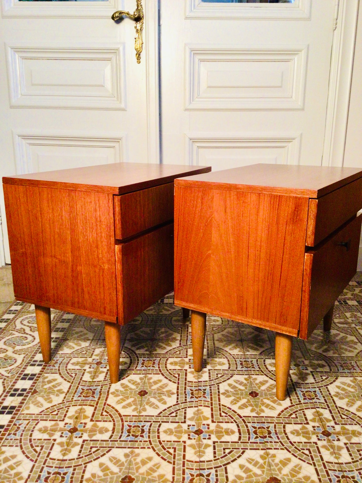 Vintage nachtkastjes