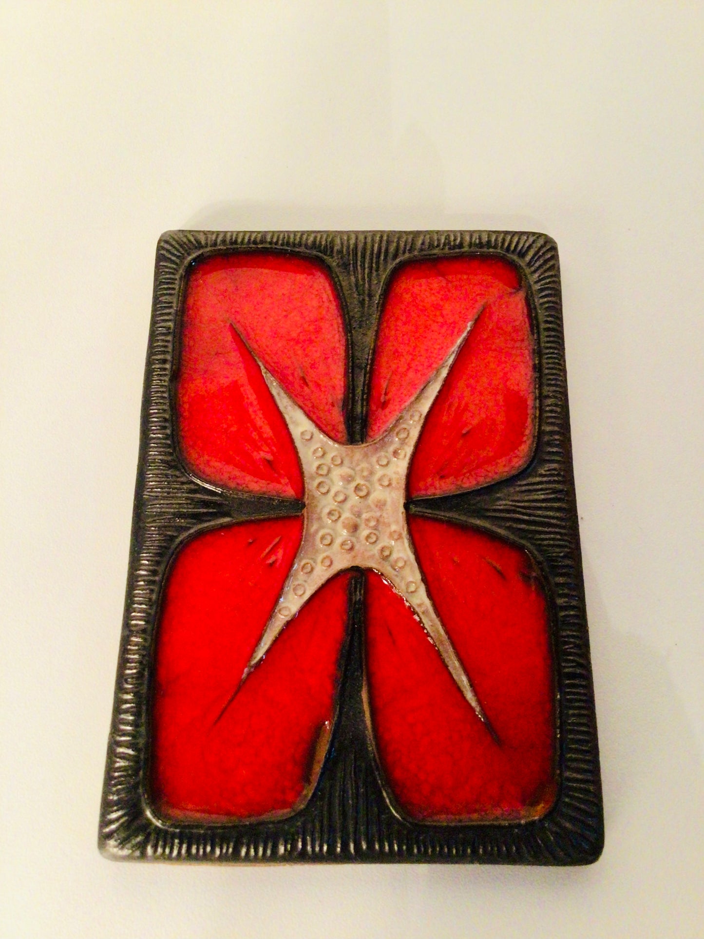 Vintage Oswald Tieberghien tegel