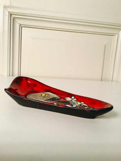 Vintage Italiaans wandkeramiek-schaaltje