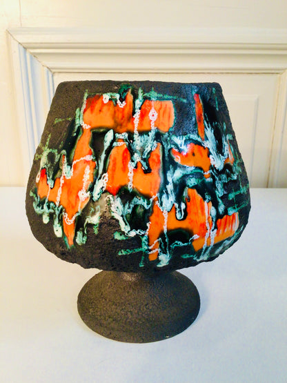 Vintage Fat Lava vaas