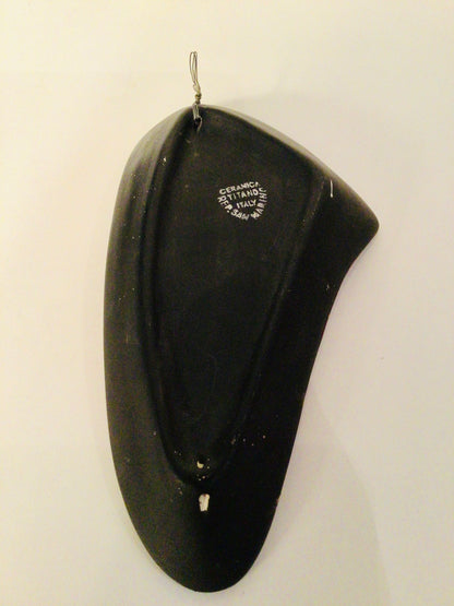 Vintage Italiaans wandkeramiek-schaaltje