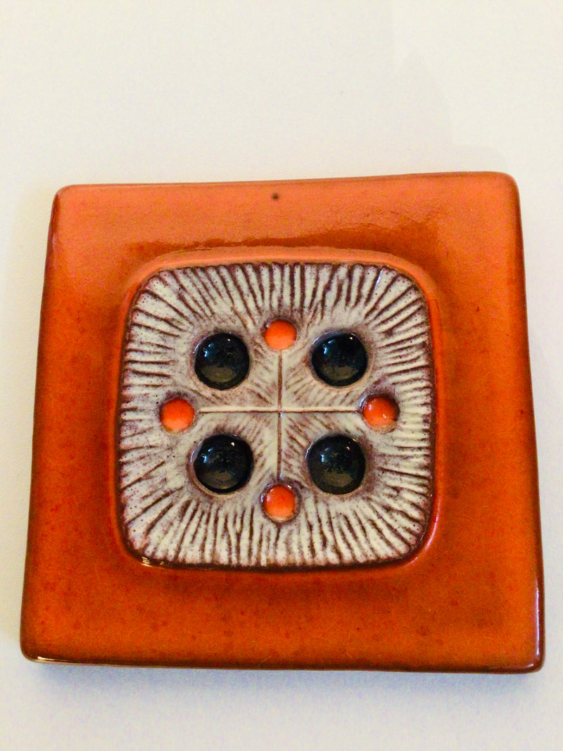 Vintage Oswald Tieberghien tegel