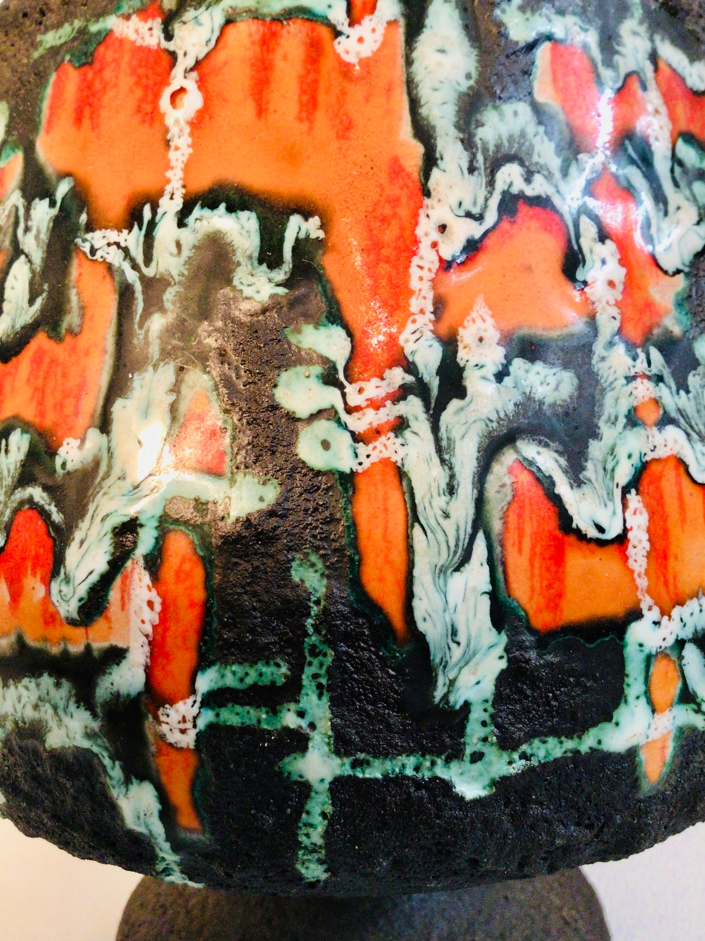 Vintage Fat Lava vaas