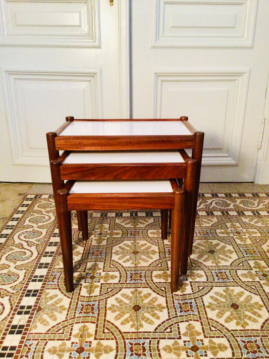 Vintage Deense bijzettafels