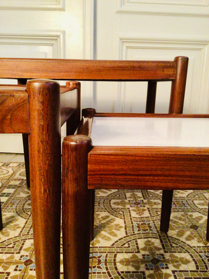 Vintage Deense bijzettafels