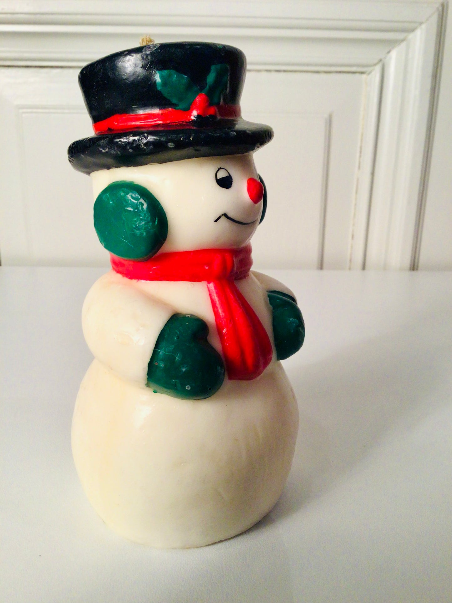 Vintage ongebruikte kaars