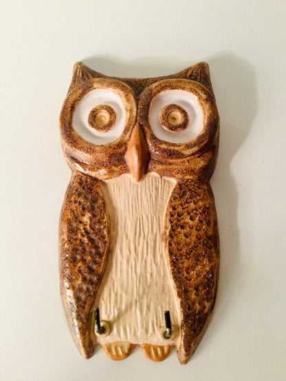 Vintage wandkeramiek - Uil