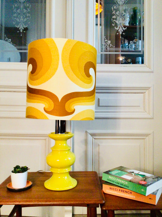 Vintage tafellamp in keramiek