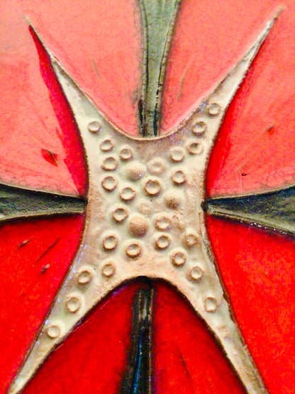 Vintage Oswald Tieberghien tegel