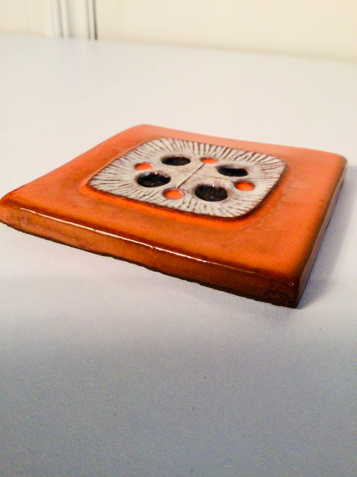 Vintage Oswald Tieberghien tegel