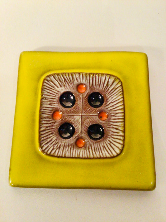 Vintage Oswald Tieberghien tegel