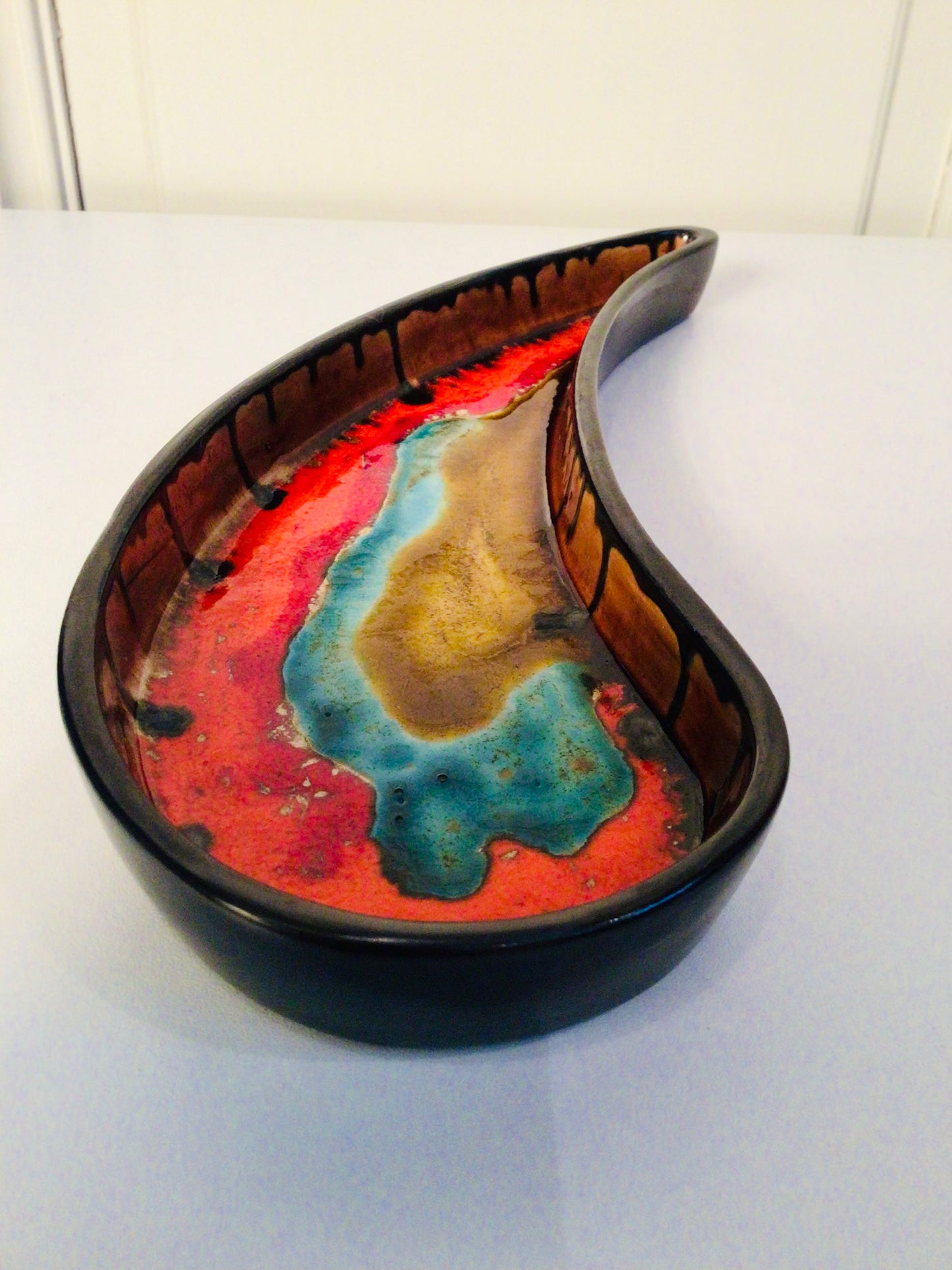 Vintage schaal in keramiek