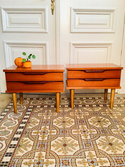 Vintage Deense nachtkastjes