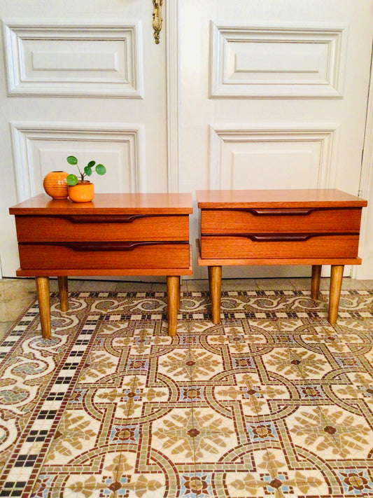 Vintage Deense nachtkastjes