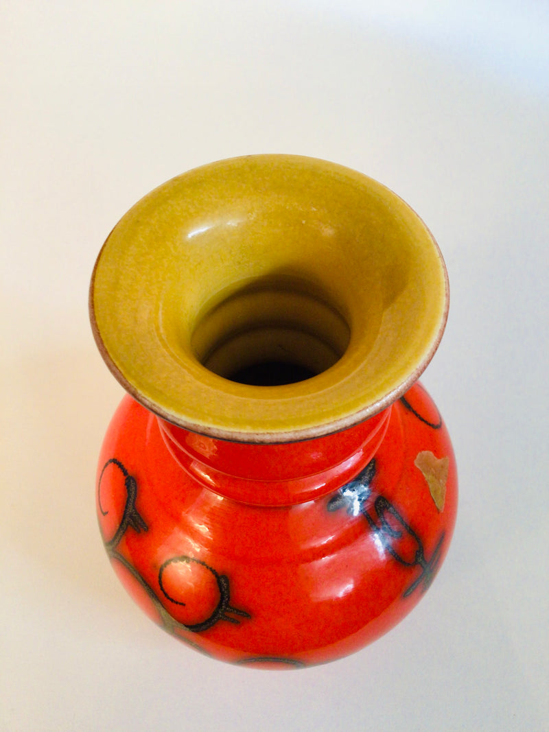 Vintage Gouda Plateel vaas