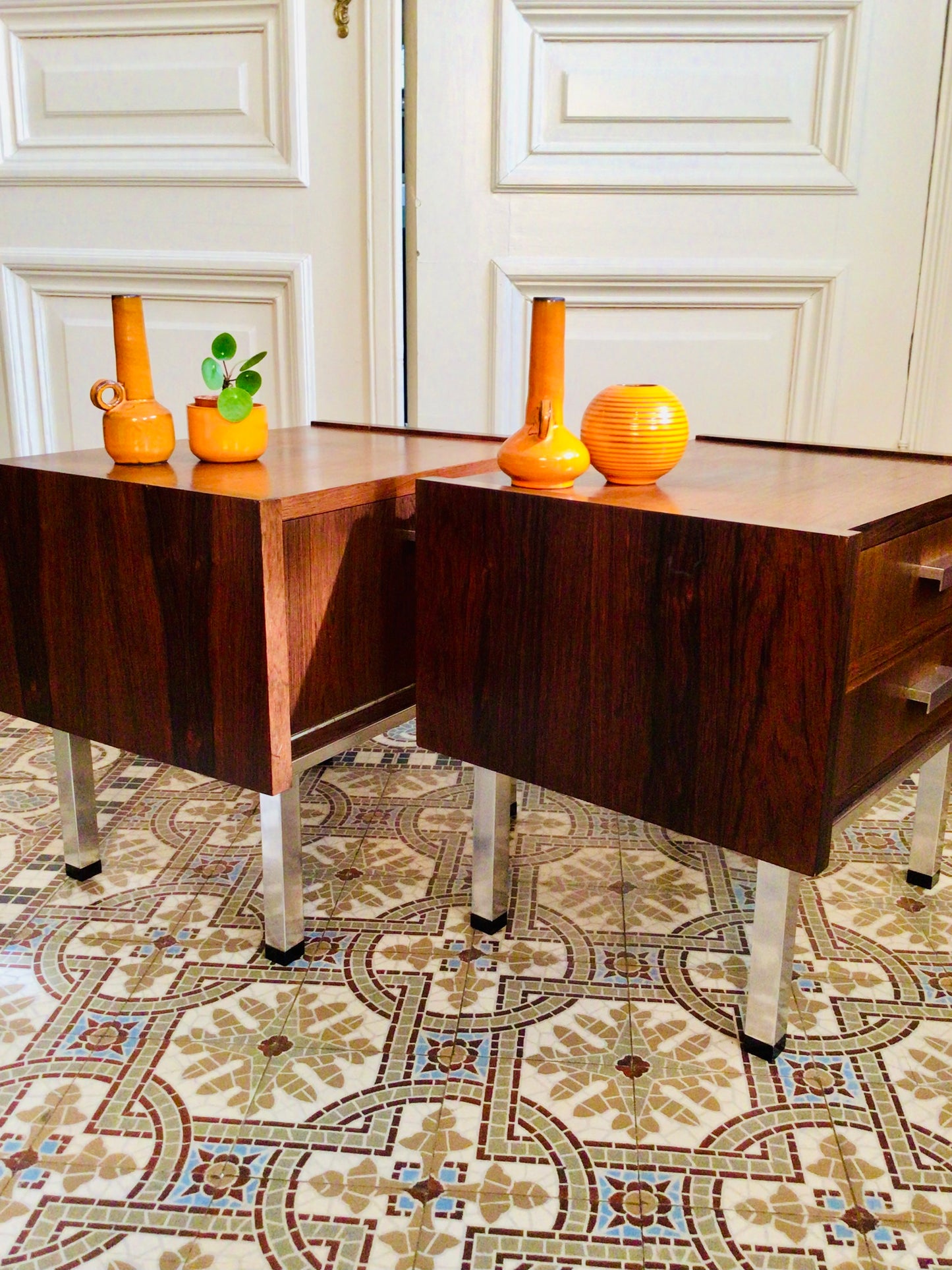 Vintage nachtkastjes