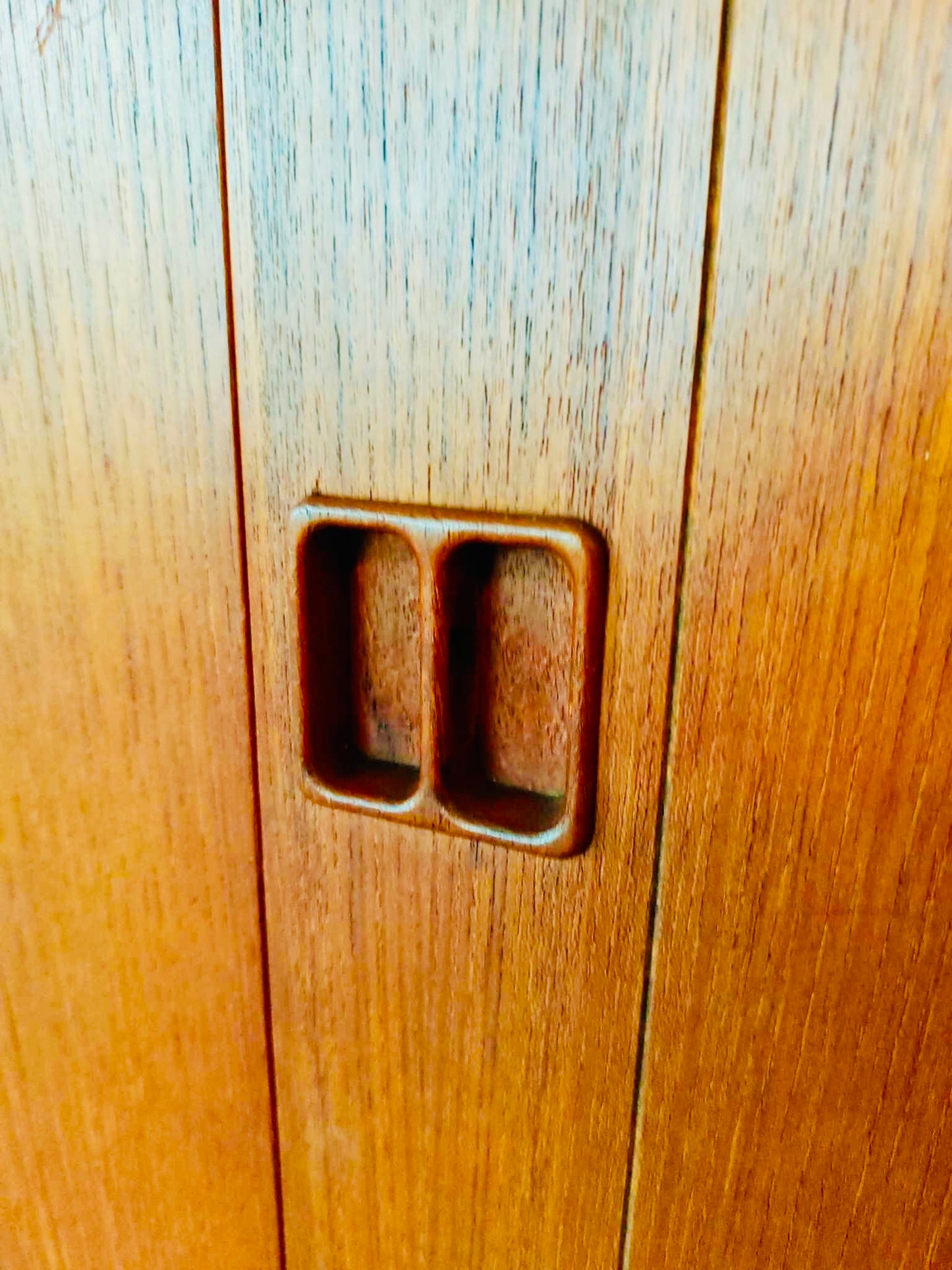 Vintage Deense hoekbarkast