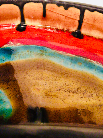 Vintage schaal in keramiek