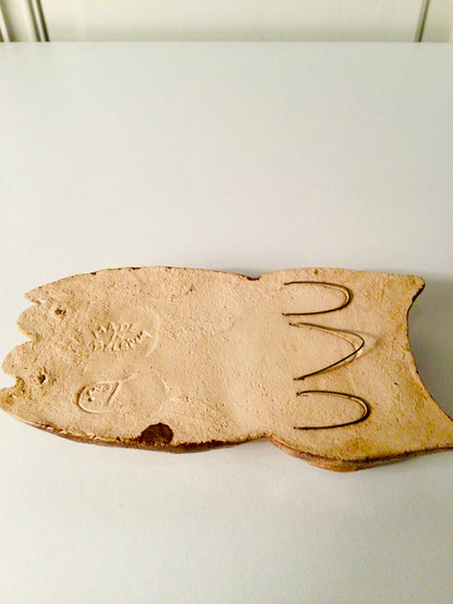 Vintage wandkeramiek - Uil