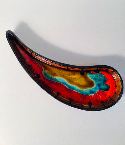 Vintage schaal in keramiek