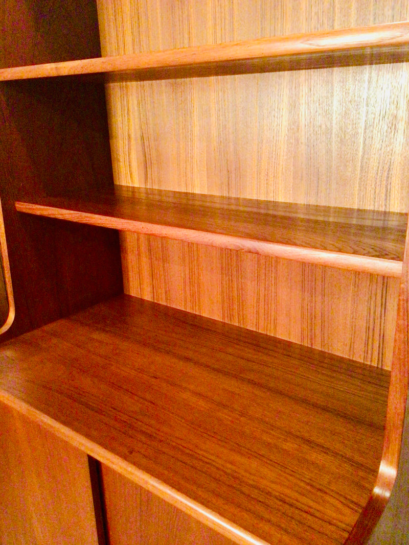 Vintage Deense boekenkast