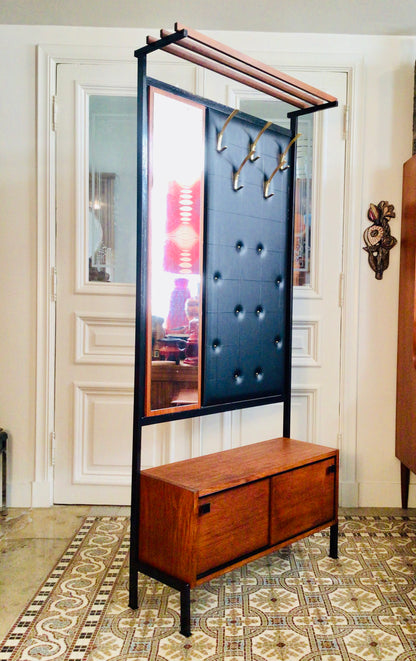 Vintage halmeubel/kapstok – liesbeth coryn antiques