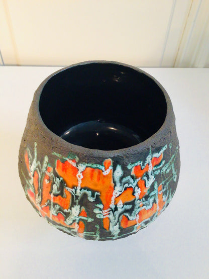 Vintage Fat Lava vaas