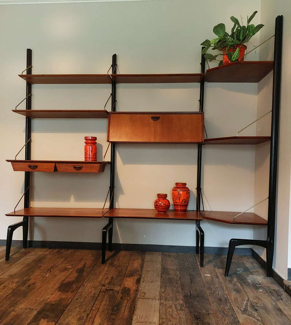 Vintage modulair wandsysteem